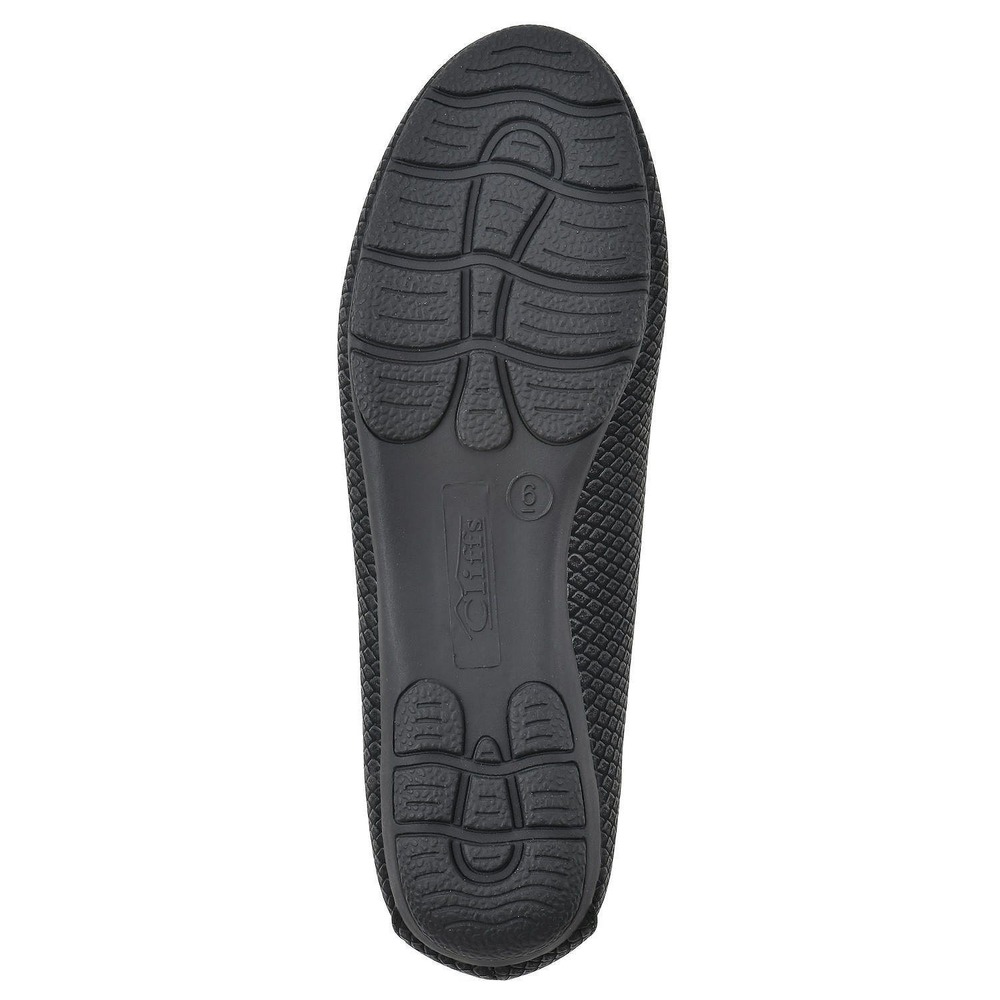 Cliffs by White Mountain Gracefully Flats Women's Size 7 Black Print Slip On - Picture 4 of 16